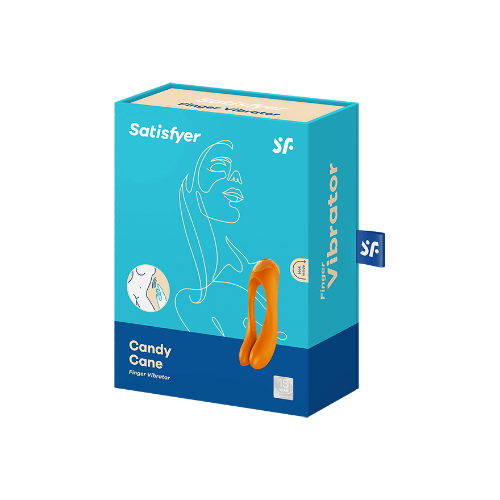 Δονητής Δακτύλου Satisfyer Candy Cane Vibrator Orange - Image 6