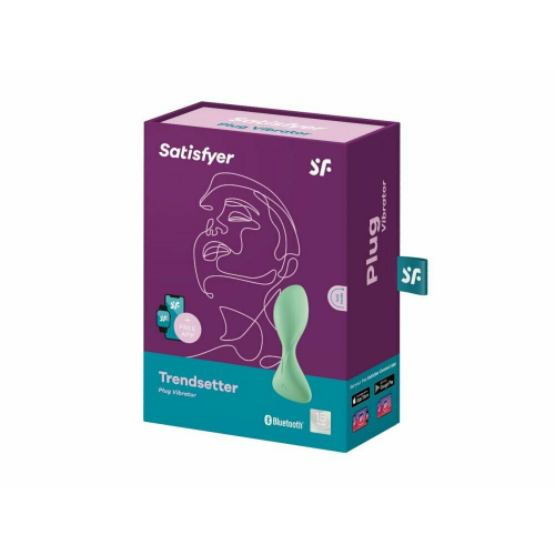 Πρωκτική Σφήνα Με Δόνηση Trendsetter Green - Satisfyer - Image 4