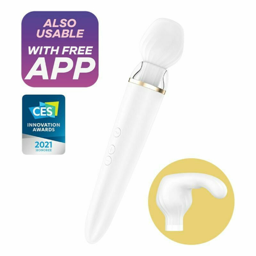 Δονητής Μασάζ με App - Satisfyer Double Wand-Er - Image 5