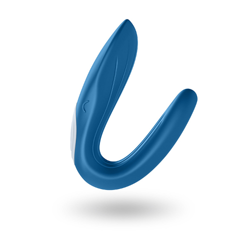 Δονητής Για Ζευγάρια Satisfyer Double Whale Blue - Image 3