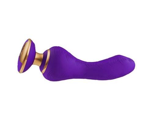 Premium Δονητής 18,5cm Shunga Sanya g-spot Μωβ