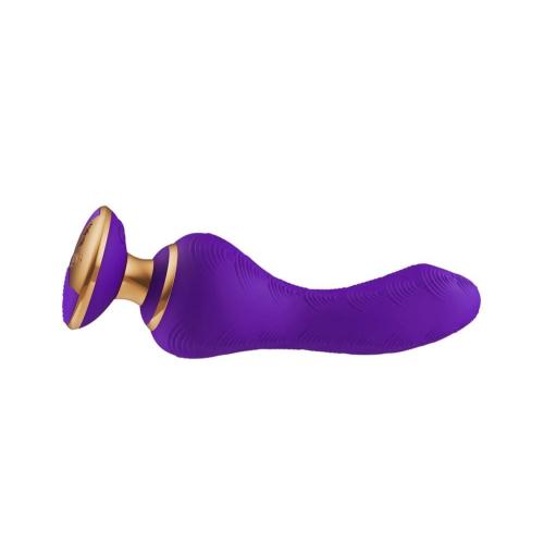 Premium Δονητής 18,5cm Shunga Sanya g-spot Μωβ