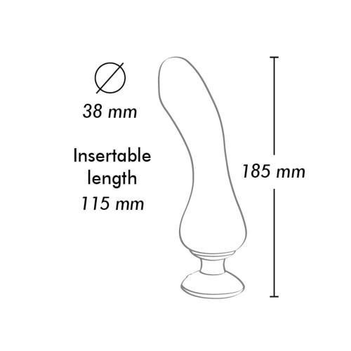 Premium Δονητής 18,5cm Shunga Sanya g-spot Μωβ - Image 3