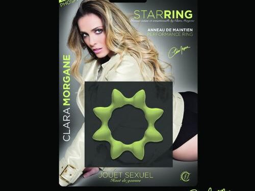 Φωσφοριζέ Δαχτυλίδι Πέους - Glow-in-the-dark star ring Clara Morgane