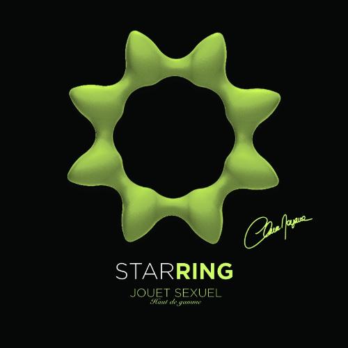 Φωσφοριζέ Δαχτυλίδι Πέους - Glow-in-the-dark star ring Clara Morgane - Image 3