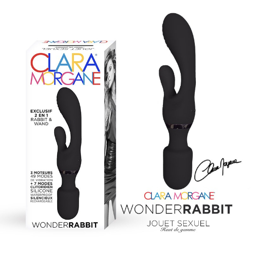 Wonder Rabbit Vibrator (Μαύρος) - Clara Morgane - Image 3
