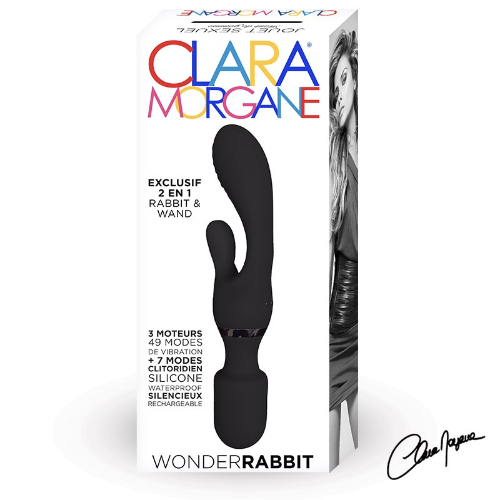 Wonder Rabbit Vibrator (Μαύρος) - Clara Morgane - Image 4