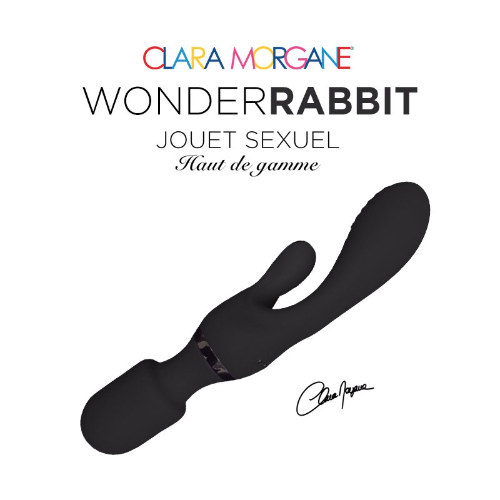 Wonder Rabbit Vibrator (Μαύρος) - Clara Morgane