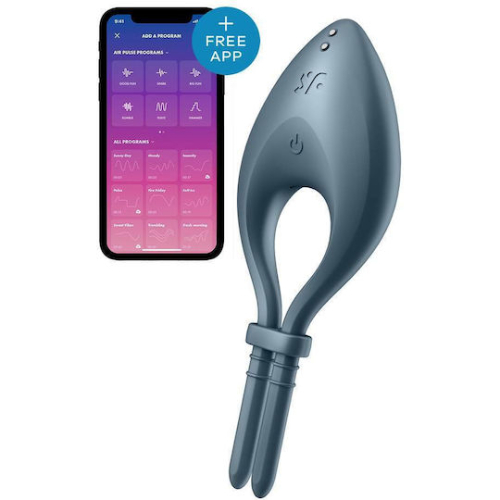 Δαχτυλίδι Πέους με Δόνηση και App - Satisfyer Bullseye Ring - Image 3