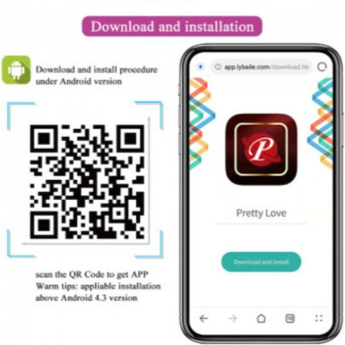 Δονητικό Αυγό με App - Pretty Love Catalina Remote Stimulator -Purple - Image 5