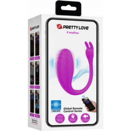 Δονητικό Αυγό με App - Pretty Love Catalina Remote Stimulator -Purple - Image 6